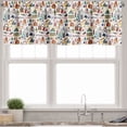thumbnail image 1 of Ambesonne Notre Dame de Paris Valance Pack of 2, Travel Map, 54"X12", Multicolor, 1 of 1