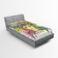 thumbnail image 1 of Ambesonne Occult Fitted Sheet, Female Shaman Feathers, Twin Size, Multicolor, 1 of 2