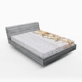 thumbnail image 1 of Ambesonne Ocean Fitted Sheet 2 Pcs Set, Seashells and Starfish, Queen, Ivory, 1 of 3