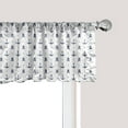 thumbnail image 1 of Ambesonne Ocean Window Valance, Anchors and Skulls Bones, 54" X 18", Navy Blue, 1 of 3