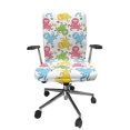 thumbnail image 1 of Ambesonne Octopus Office Chair Cover Stretchable High Back, Cheerful Ocean Animals, Multicolor, 1 of 1