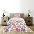 thumbnail image 1 of Ambesonne Octopus Quilted Bedspread Set 2 Pcs, Hand Drawn Tentacles, Twin Size, Multicolor, 1 of 3