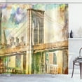 thumbnail image 1 of Ambesonne Oil Painting Shower Curtain, New York Brush Strokes, 69"Wx75"L, Multicolor, 1 of 4