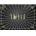 thumbnail image 1 of Ambesonne Old Hollywood Jigsaw Puzzle Durable Cardboard, End Scene, 1000 pcs, Charcoal Grey Black, 1 of 1