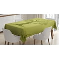 thumbnail image 1 of Ambesonne Olive Green Tablecloth Rectangular Table Cover, Olive Tree Pattern, 60"x84", Olive Green, 1 of 4