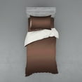 thumbnail image 1 of Ambesonne Ombre Bedding Set 3 Pcs, Digital Brown Room, Twin XL, Brown, 1 of 3