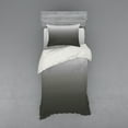 thumbnail image 1 of Ambesonne Ombre Bedding Set 3 Pcs, Smoke Fog Futuristic, Twin, Dark Green, 1 of 2