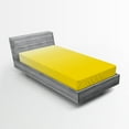 thumbnail image 1 of Ambesonne Ombre Blue Fitted Sheet, Rise and Wake, Twin XL Size, Yellow White, 1 of 3