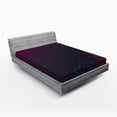 thumbnail image 1 of Ambesonne Ombre Fitted Sheet 2 Pcs Set, Floral Like Swirls Frame, King, Multicolor, 1 of 3