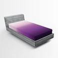 thumbnail image 1 of Ambesonne Ombre Fitted Sheet, Abstract Tone Modern, Twin XL Size, Purple Lavender, 1 of 3