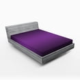 thumbnail image 1 of Ambesonne Ombre Fitted Sheet, Cinema Curtain Design, Queen Size, Purple, 1 of 3