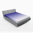 thumbnail image 1 of Ambesonne Ombre Fitted Sheet, Modern Twilight Design, Queen Size, Indigo White, 1 of 2