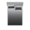 thumbnail image 1 of Ambesonne Ombre Fitted Sheet & Pillow Sham Set, Greyscale Tone Change Theme, King, Grey White, 1 of 2