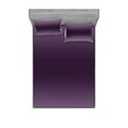 thumbnail image 1 of Ambesonne Ombre Fitted Sheet & Pillow Sham Set, Hollywood Glam Theme Art, King, Purple, 1 of 2
