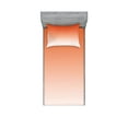thumbnail image 1 of Ambesonne Ombre Fitted Sheet & Pillow Sham Set, Sunset in Hot Desert, Twin, Orange, 1 of 2