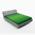 thumbnail image 1 of Ambesonne Ombre Fitted Sheet, Tropic Sea Nature, Full Size, Green, 1 of 3