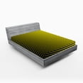 thumbnail image 1 of Ambesonne Ombre Fitted Sheet, Yellow Themed with Dots, Full Size, Yellow and Black, 1 of 2