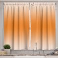 thumbnail image 1 of Ambesonne Ombre Kitchen Curtains, Sunny Look Summer Design Art, 55"x30", Orange, 1 of 3