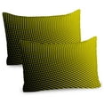 thumbnail image 1 of Ambesonne Ombre Pillow Sham 2 Pack, Yellow Themed with Dots, 26"x20", Yellow and Black, 1 of 3