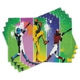 thumbnail image 1 of Ambesonne Ombre Place Mats Set of 4, Baseball Grunge Splash, Standard Size, Multicolor, 1 of 6