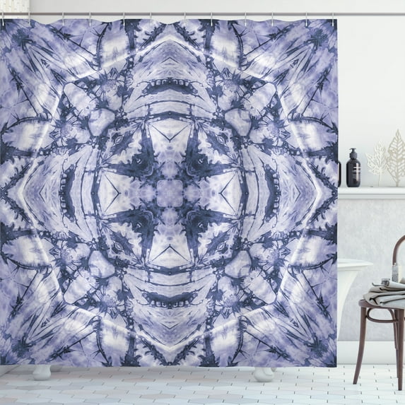 Ambesonne Ombre Shower Curtain, Modern Bohemian, 69"Wx75"L, Lavender Blue Indigo