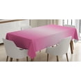 thumbnail image 1 of Ambesonne Ombre Tablecloth Rectangular Table Cover, Candy Inspired Art, 60"x84", Pink, 1 of 4