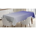 thumbnail image 1 of Ambesonne Ombre Tablecloth Rectangular Table Cover, Modern Twilight Design, 60"x84", Indigo White, 1 of 4