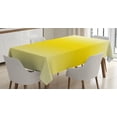 thumbnail image 1 of Ambesonne Ombre Tablecloth Rectangular Table Cover, Sunny Summer Themed Art, 52"x70", Yellow, 1 of 4