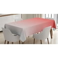 thumbnail image 1 of Ambesonne Ombre Tablecloth Rectangular Table Cover, Tropic, 60"x90", Coral, 1 of 4