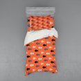 thumbnail image 1 of Ambesonne Orange Bedding Set 3 Pcs, Colorful Fish Shoal, Twin, Persian Blue Salmon Teal, 1 of 3