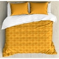thumbnail image 1 of Ambesonne Orange Duvet Cover Set, Ink Drawn Citrus Fruit Art, King, Pale Orange and Paprika, 1 of 6