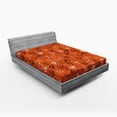 thumbnail image 1 of Ambesonne Orange Fitted Sheet, Western Aztec Forms, Full Size, Red, 1 of 2
