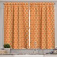 thumbnail image 1 of Ambesonne Orange Kitchen Curtains, Trippy Inspired, 55"x39", Multicolor, 1 of 3
