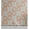 thumbnail image 1 of Ambesonne Orange Peel & Stick Wallpaper for Home, Simple Art Sketchy Circles, 13"x36", Dust and White, 1 of 6