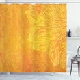thumbnail image 1 of Ambesonne Orange Shower Curtain, Old Tibal Grunge Motif, 69"Wx84"L, Orange, 1 of 5