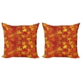thumbnail image 1 of Ambesonne Orange Throw Pillow Cover 2 Pack, Nature Designs, 20", Burnt Orange, 1 of 2