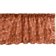 thumbnail image 1 of Ambesonne Orange Window Valance, Western Aztec Forms, 54" X 12", Red, 1 of 3