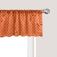 thumbnail image 1 of Ambesonne Orange and Pink Window Valance, Abstract Polka Dot, 54" X 18", Orange and Pink, 1 of 3