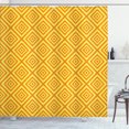 thumbnail image 1 of Ambesonne Orange and Yellow Shower Curtain, Rhombus Grid, 69"Wx84"L, Orange and Yellow, 1 of 5