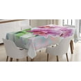 thumbnail image 1 of Ambesonne Orchids Tablecloth Rectangular Table Cover, Posy of Hawaiian Plant Art, 60"x84", Multicolor, 1 of 4