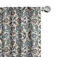 thumbnail image 1 of Ambesonne Orient Curtains, Antique Boho Motif, Pair of 28"x84", Multicolor, 1 of 5