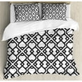 thumbnail image 1 of Ambesonne Orient Duvet Cover Sets, Middle Eastern Effect, 2-Queen, Charcoal Grey White, 1 of 7