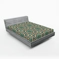thumbnail image 1 of Ambesonne Orient Fitted Sheet, Retro Nostalgic Design, Full Size, Multicolor, 1 of 3