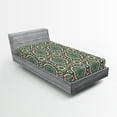 thumbnail image 1 of Ambesonne Orient Fitted Sheet, Retro Nostalgic Design, Twin XL Size, Multicolor, 1 of 3