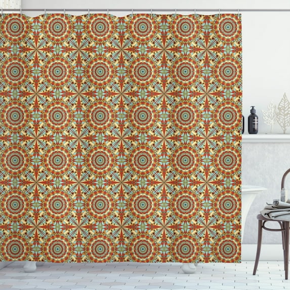 Ambesonne Orient Shower Curtain, Eastern Bohem Pattern, 69"Wx84"L, Multicolor