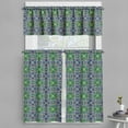 thumbnail image 1 of Ambesonne Orient Valance & Curtain, Oriental Damask, 55"x30", Yellow Green Teal, 1 of 6