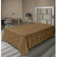 thumbnail image 1 of Ambesonne Oriental Flat Sheet, Antique Flourishes, Twin Size, Burnt Orange Hunter Green, 1 of 1