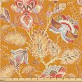 thumbnail image 1 of Ambesonne Oriental Floral Fabric by the Yard Upholstery, Contemporary Flower, 2 Yards, Marigold Dark Pink, 1 of 5