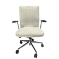 thumbnail image 1 of Ambesonne Oriental Office Chair Cover Stretchable High Back, Paisley Inspired Pattern, Grey Yellow Dark Tan, 1 of 6