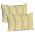 thumbnail image 1 of Ambesonne Oriental Pillow Sham 2 Pack, Bloomed Peony Flowers, 26"x20", Pale Coffee and White, 1 of 3